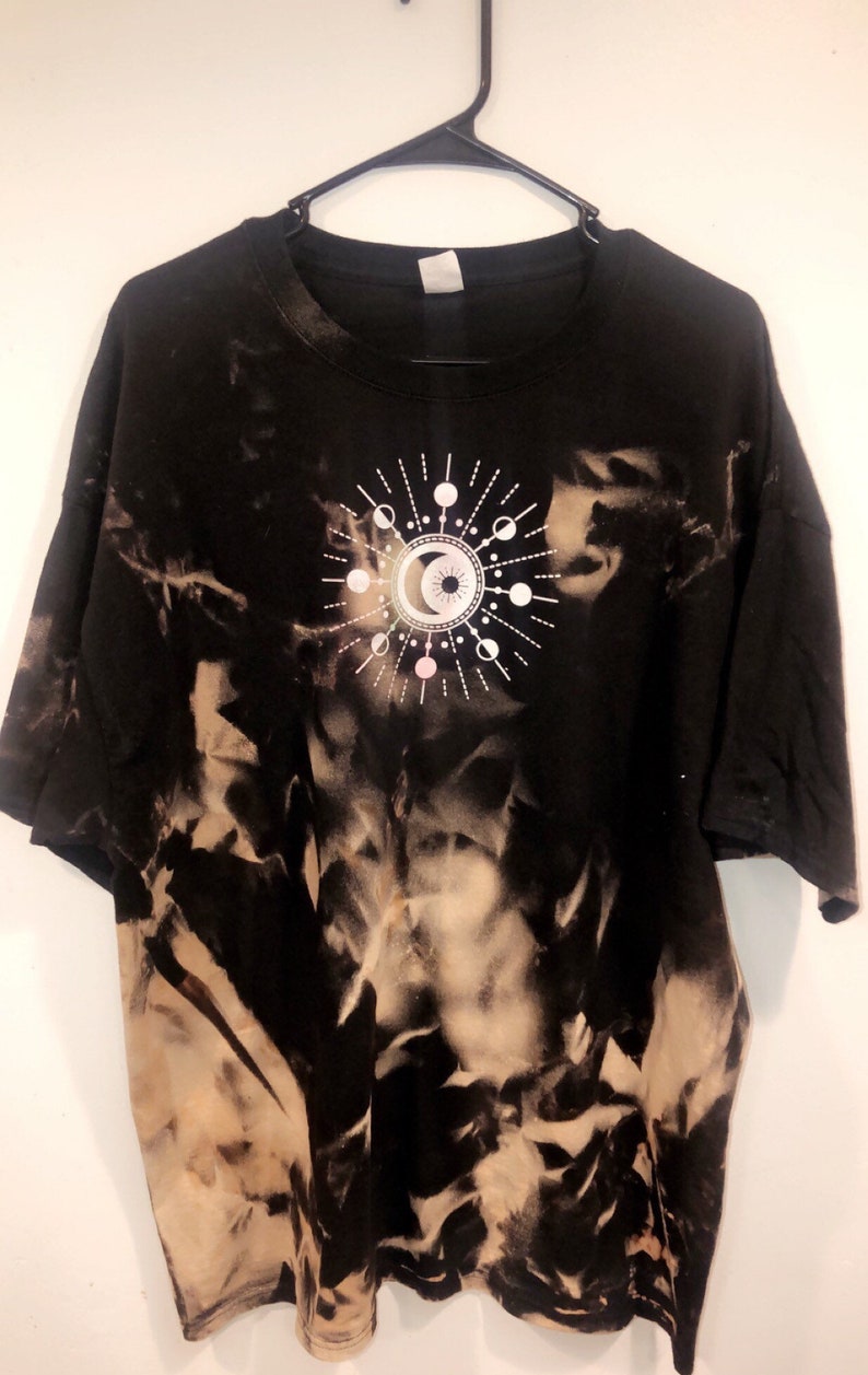 Hippie acid wash shirt