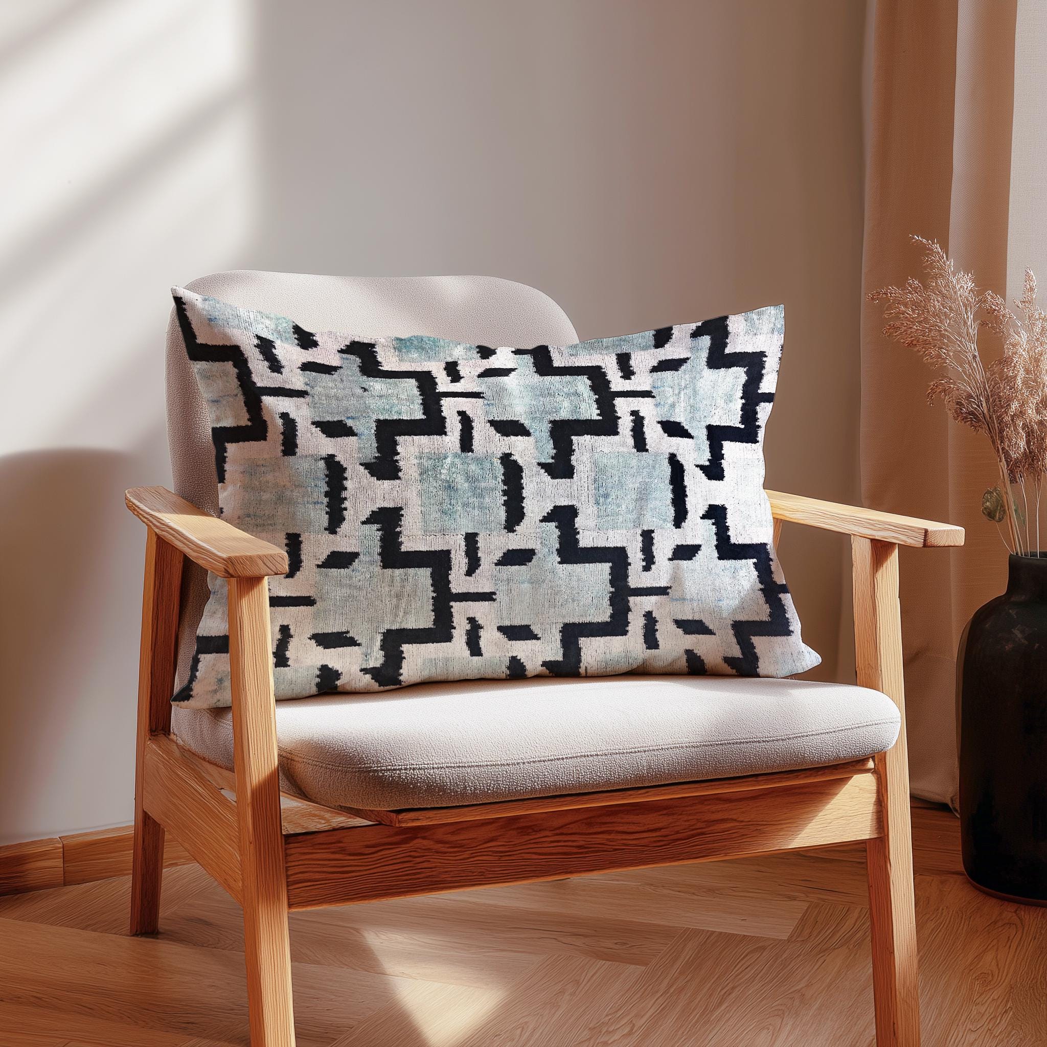 Coussin Kelly Wearstler Lin Bray-Agent Flume - 14x20 - Neuf Avec étiquette