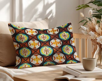 Ikat Velvet Pillows