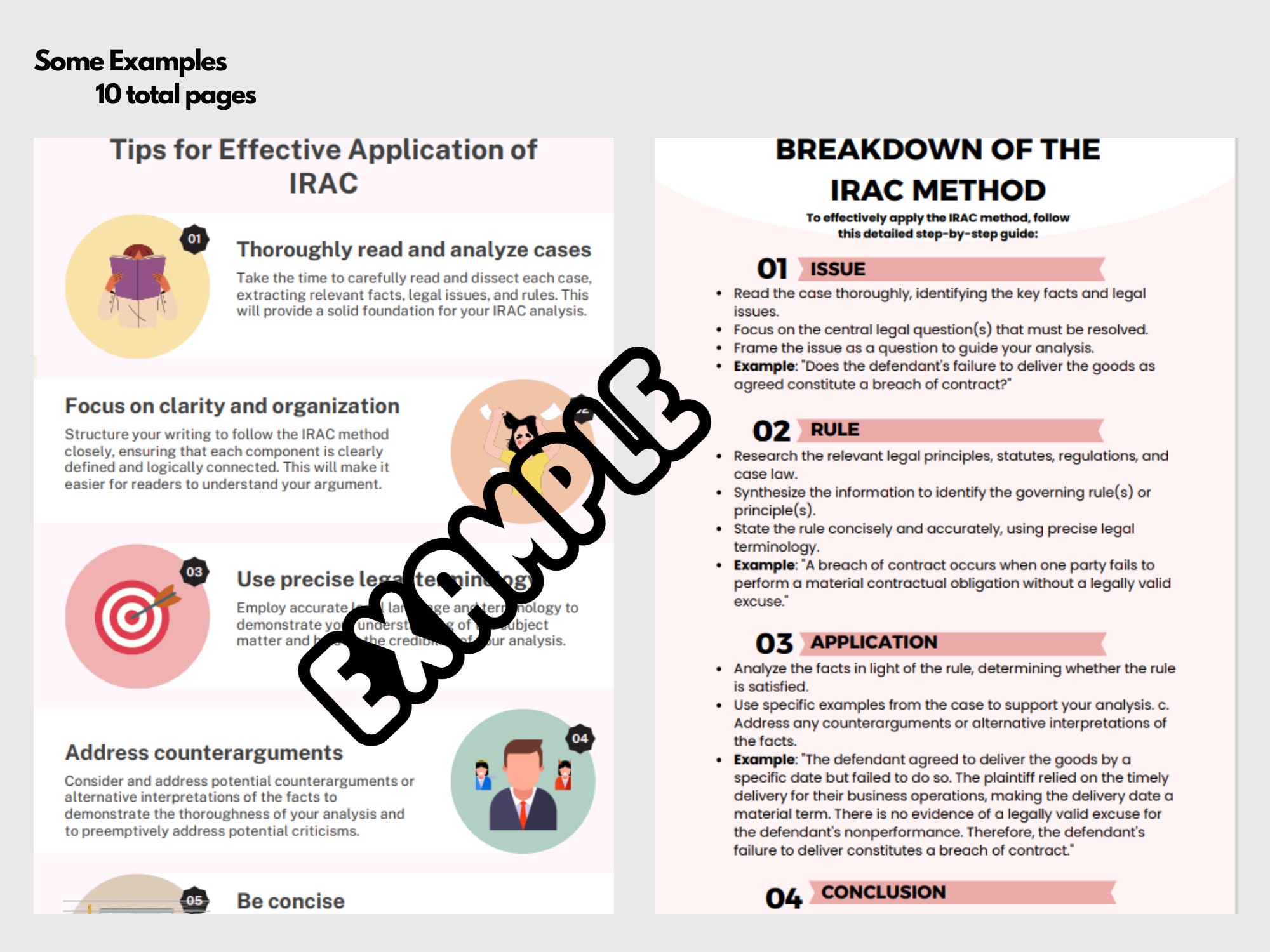 The Ultimate IRAC Guide for Aspiring 1L or Current 1L Law Students to ...