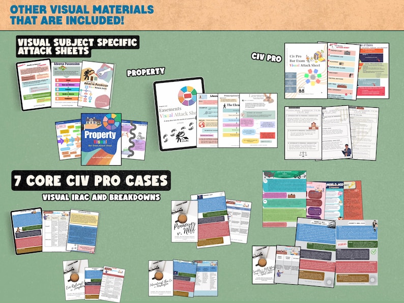 1L Law School Study Bundle – Outlines, Attack Sheets (PDF + Word) image 10