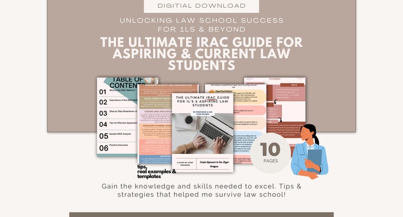 The Ultimate IRAC Guide for Aspiring 1L or Current 1L Law Students to ...