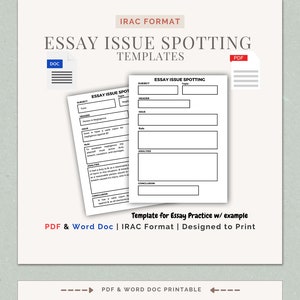 Modello di pratica per l'individuazione dei problemi - PDF e Word, preparazione per saggi, revisione dell'esame di giurisprudenza, supporto allo studio per l'abilitazione alla professione forense, strategia per i test