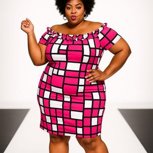 sachin and babi light blue dress BloomChic Women's Plus Size Leopard Glitter Pocket Elastic Waist Dress DarkGreen Printed 28/5X main image 0