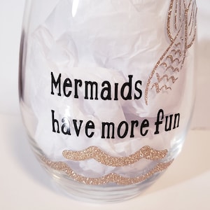 Stemless wine glass