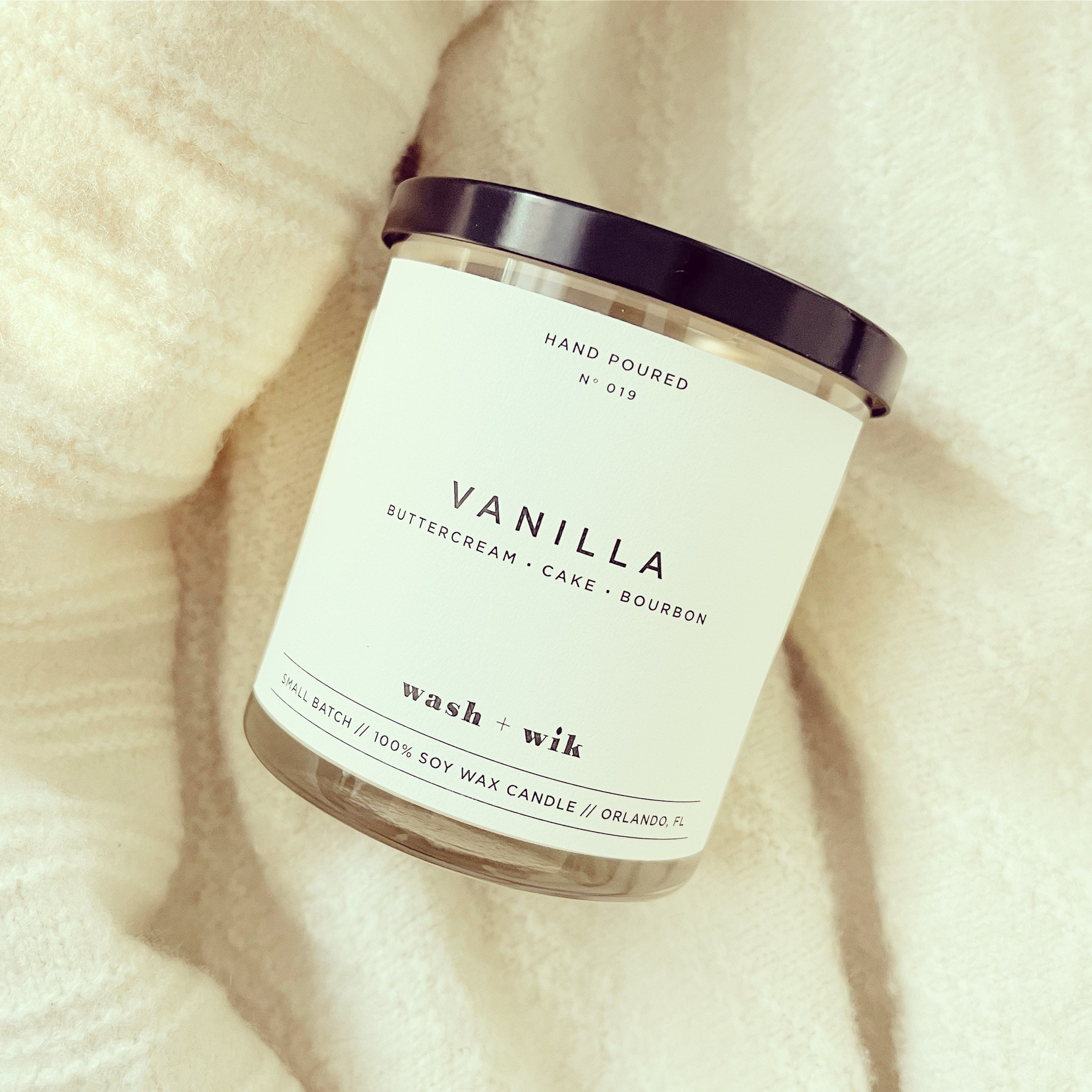Vanilla Soy Wax Candle Vanilla Candle Buttercream Vanilla Bean