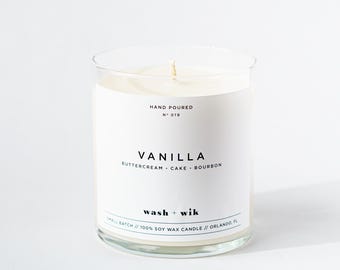 Vanilla - Classic Single Wick Soy Wax Candle