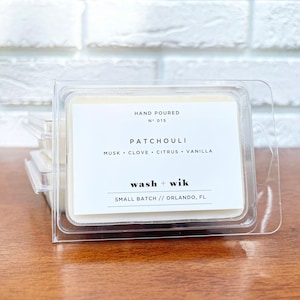 Patchouli Soy Wax Melts  |  Earthy Scented  |  Amber  |  Musk |  Wax Tarts  |  Wash and Wik  |  Wax Warmer  |  Wax Cubes  |  Scent No. 015