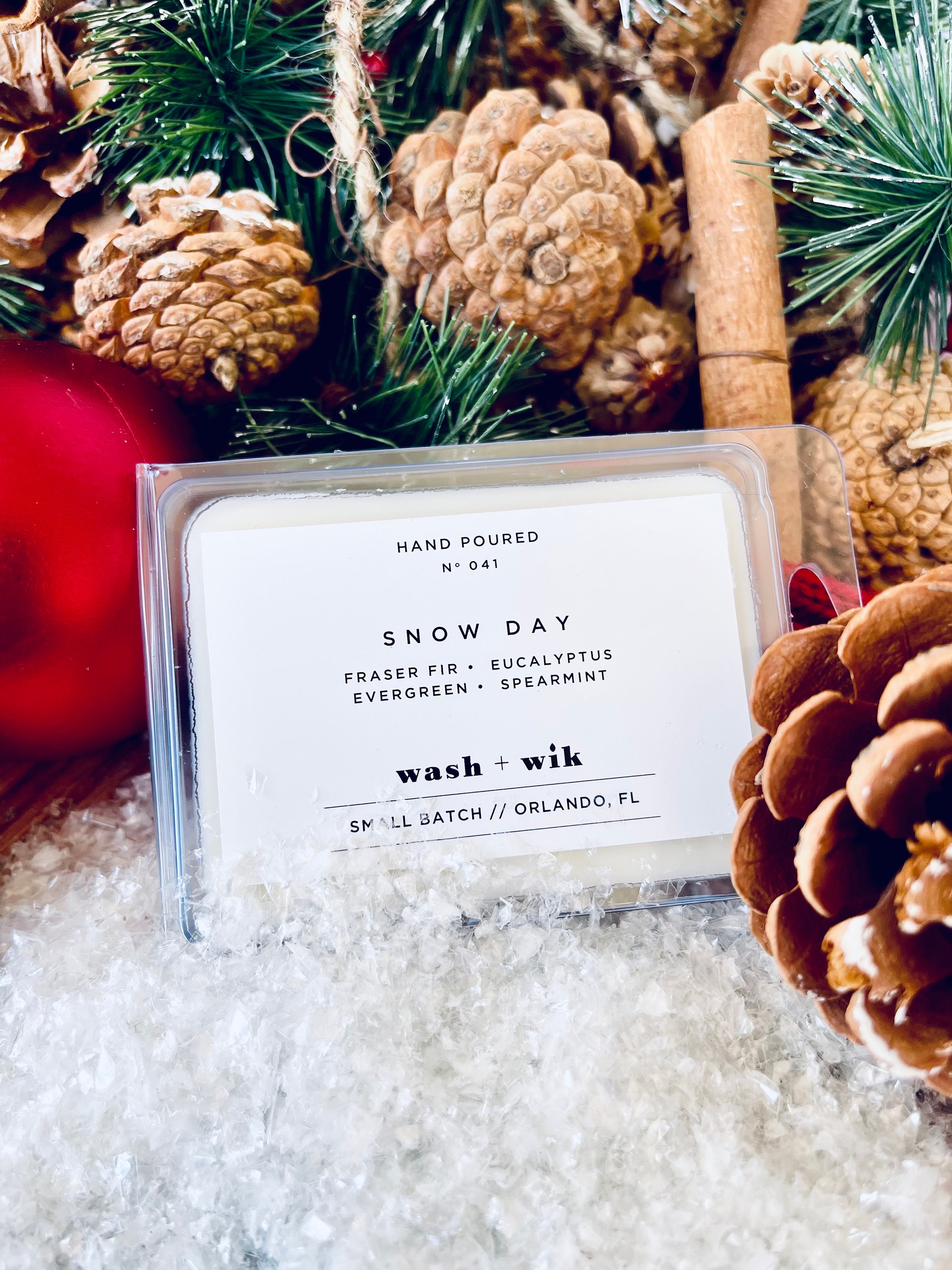 Holiday Trees Wax Melt Christmas Ornament, Soy Tart Wax – Paper Cute Ink