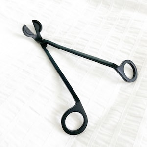 Matte Black Dochtschneider |  Dochtschneider |  Wohnkultur |  Waschen und Wik |  Sojawachs Kerze |