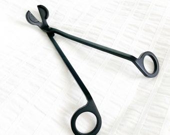 Matte Black Wick Trimmer  |  Wick Cutter  |  Home Decor  |  Wash and Wik  |  Soy Wax Candle  |