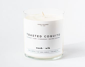 Toasted Coquito - Classic Single Wick Soy Wax Candle