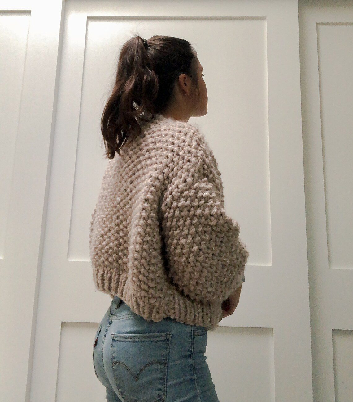 Seed Stitch Sweater Knitting Pattern Pdf Intermediate Etsy Seed Stitch Sweater Knitting Pattern Pdf Intermediate Etsy