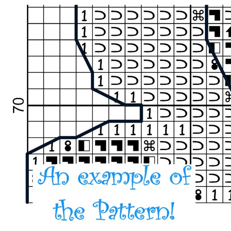 La gran ola de Kanagawa Patrón de punto de cruz PDF imagen 2