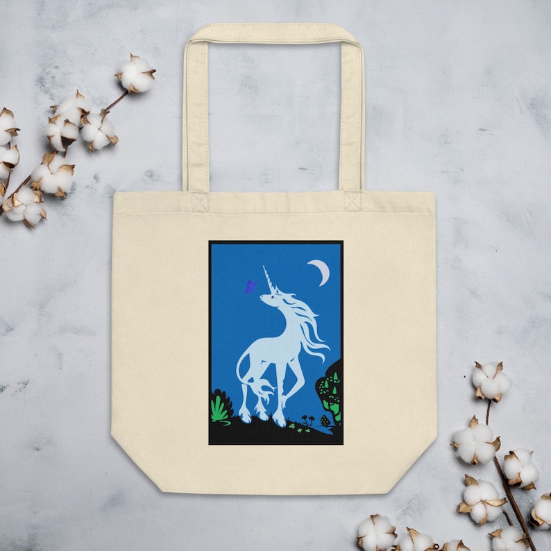 Delicate Unicorn Eco Tote Bag