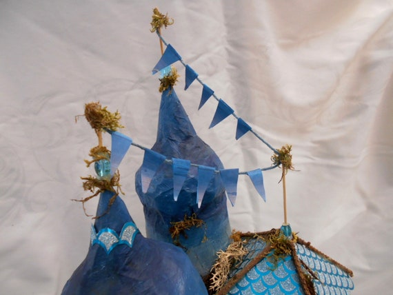 Fairytale Castleelf Castle Blue Greyfairy Livingdeco