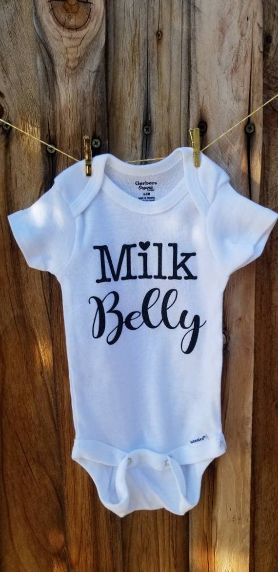 milk belly onesie