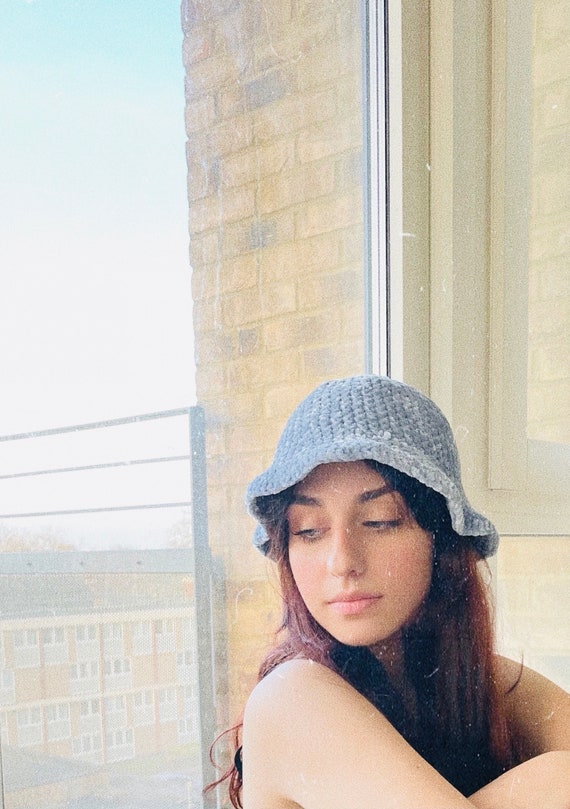 Crochet Velvet Bucket Hat Made to Order 