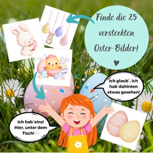 Easter Scavenger Hunt Indoor | Treasure Hunt for Kids | Printable Easter Game | Outdoor Easter Activity for Kids | Digital Download PDF image 4