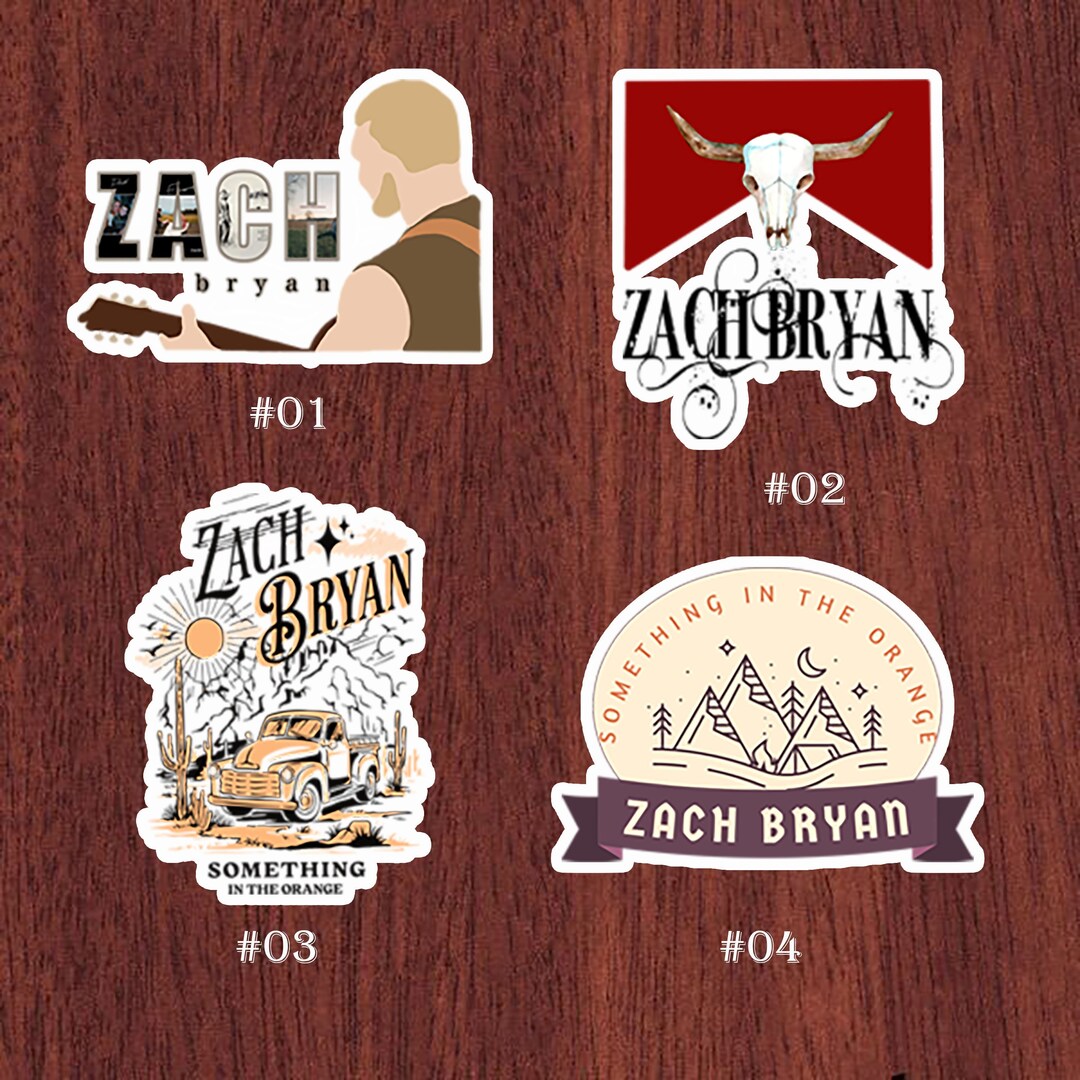Zach Bryan Sticker American Heartbreak Zach Bryan Stickers Etsy