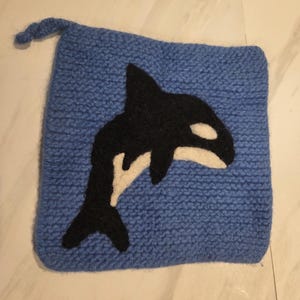 Presina a forma di balena e orca