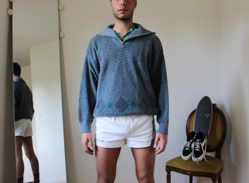 vintage menvintage pullover mens pulloversweater winterwinter sweater mens vintageprinted jumpervintage clothes