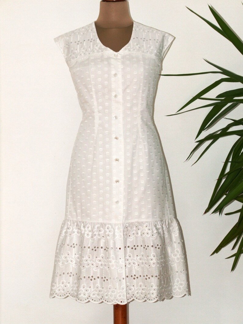 cotton single piece dress