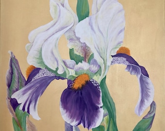 Acrylbild Iris