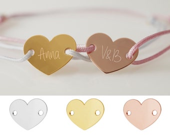 Name bracelet heart engraving friendship bracelet engraving personalized engraving bracelet bracelet with name gift girlfriend maid of honor godmother