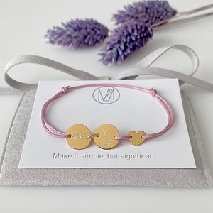 Pulsera grabada con nombre de corazón, pulsera con nombre, pulsera personalizada para la familia, pulsera de la amistad, regalo para novia, dama de honor, madrina.