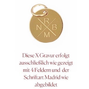 Pendentif en or 585 gravure plaque à graver cadeau naissance baptême nom de l'enfant personnalisable ange gravure pendentif pour chaîne image 8