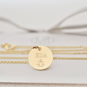 585 14k gold engraving chain plate pendant customizable filigree necklace engraving plate personalizable 10 mm engraving pendant