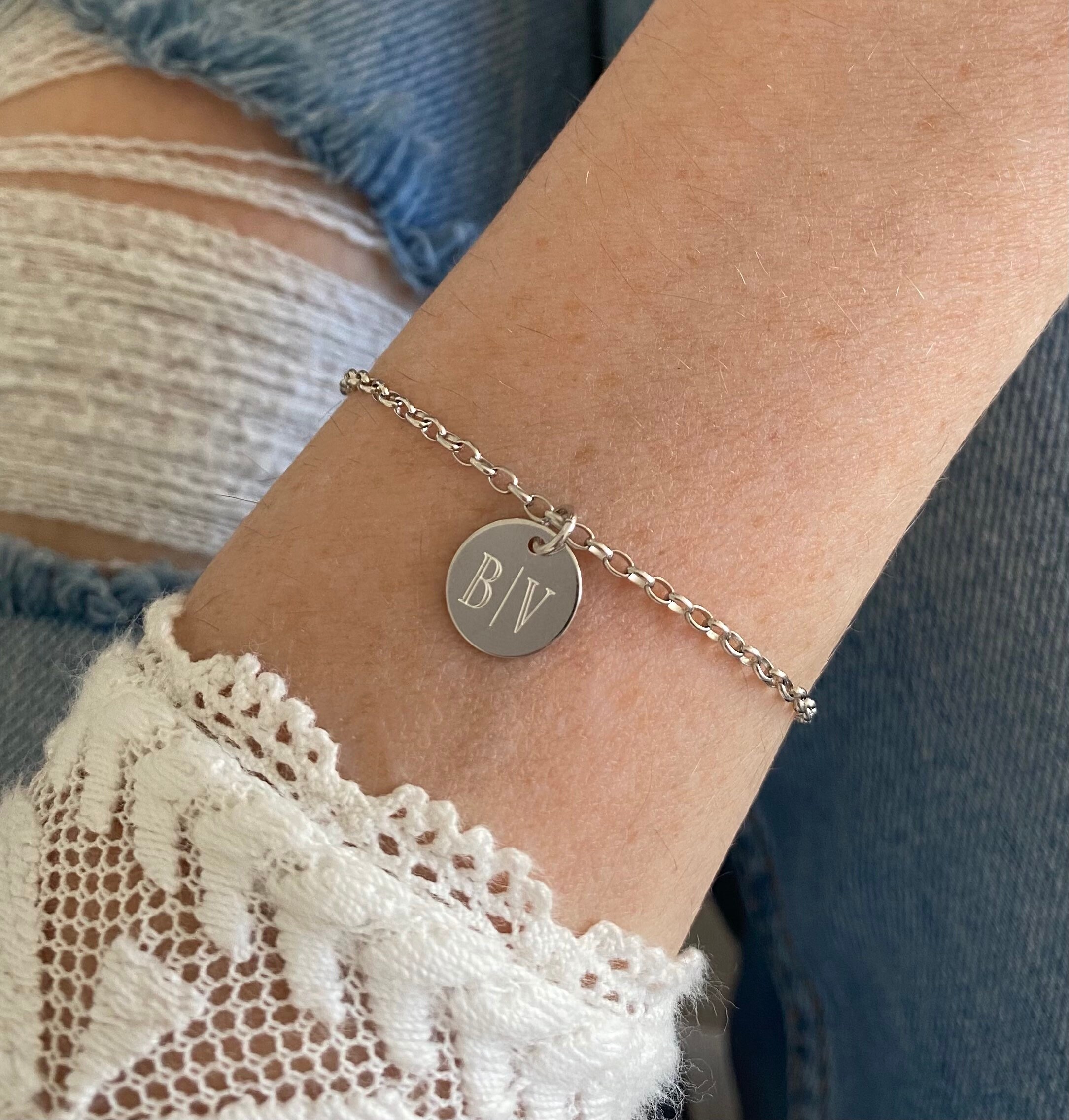 Engraving Bracelet Name Bracelet Engraving Personalized Arm Etsy