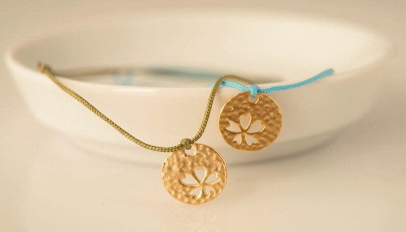Bracelet plate clover Lucky Charm 28Farben