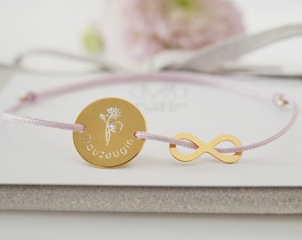 Maid of Honor Bracelet Engraving Bracelet Infinity Name Bracelet Bracelet Name Family Bracelet Friendship Bracelet Gift Best Friend