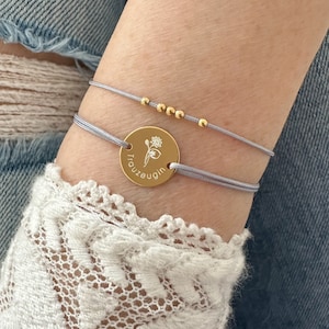 Pulsera de dama de honor, pulsera grabada madrina, pulsera de grabado personalizada, pulsera de la amistad de nailon, regalo dama de honor novia