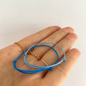 Semplice bracciale in nylon, braccialetto dell'amicizia, gemelli, per neonati, bambini, uomini, bracciale da uomo, misura regolabile, nodo scorrevole rosso minimalista immagine 6