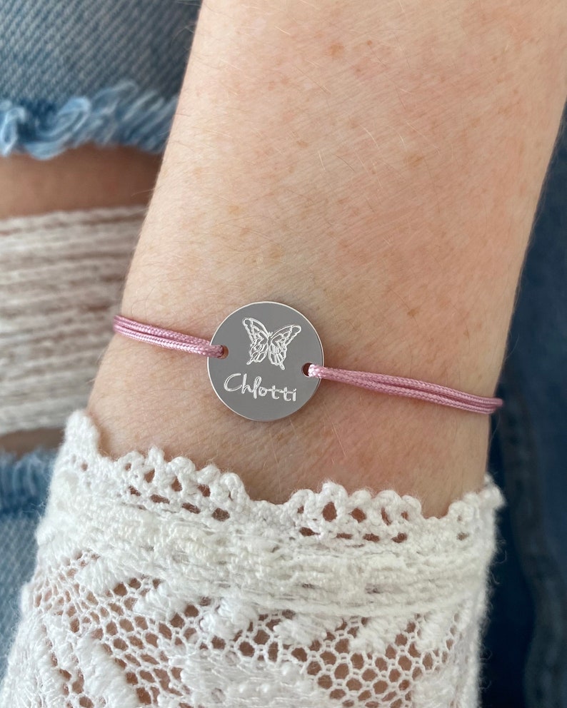 Engraving bracelet heart name bracelet personalized gift baptism birthday bracelet name engraving friendship bracelet communion girls children image 10