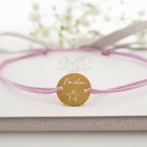 Bracelet gravé coeur Bracelet prénom Nom du bracelet Bracelet personnalisé Bracelet familial Bracelet d'amitié Cadeau petite amie image 9