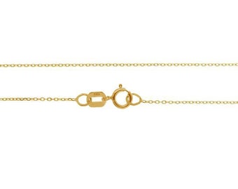 333 Gold Kette Halskette Gliederkette zart Echtschmuck filigran extra zart 45cm