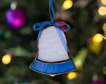 Bell stained glass hanger