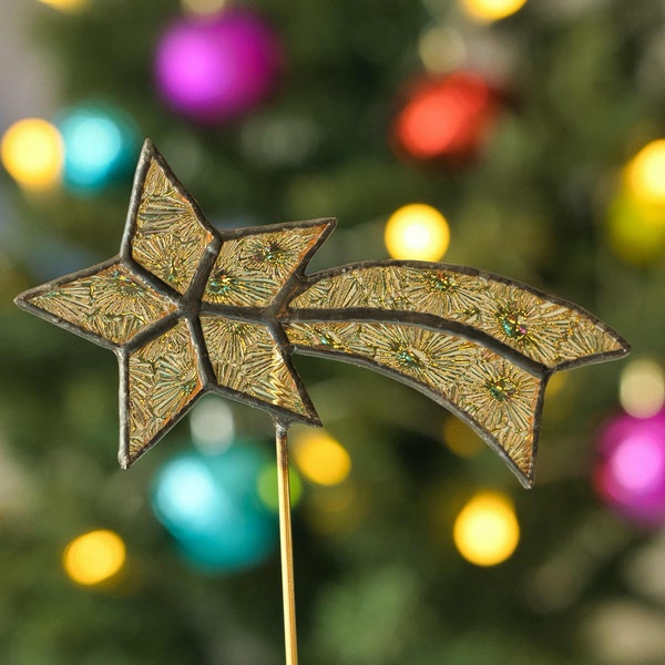 Plant Stake Star with tail for Christmas