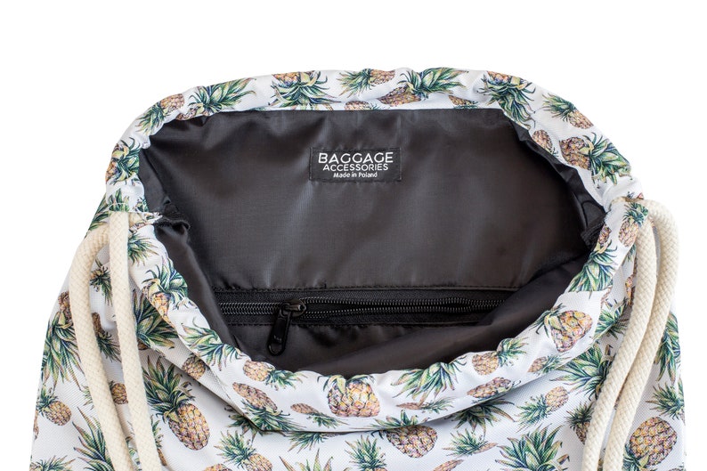 Backpack bag pineapples bag-backpack linen