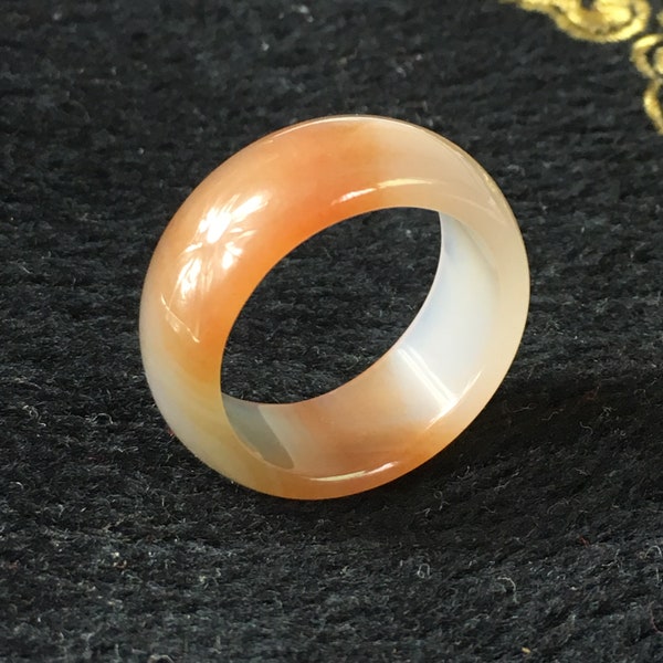 Natural charm fashion Hand-made delicateness  pale-yellow  jade  rings