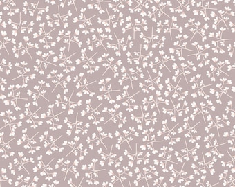 3 x gift wrapping paper "Blüten taupe" / made of recycled paper / craft paper