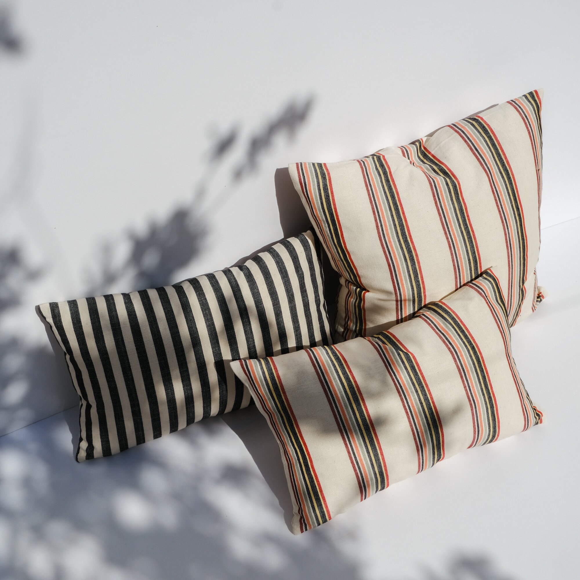Outdoor Cushion Cover FALL Multicolor Stripes Handwoven Etsy