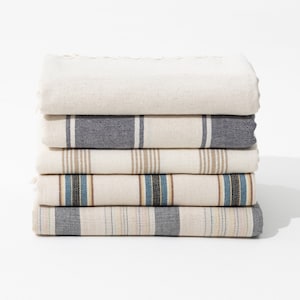 Housewarming Gift Ideas | Towel Set in 3 PCS | Cotton & Linen Handwoven Bath Towel | Assorted High Quality Turkish Towels by FineGrid