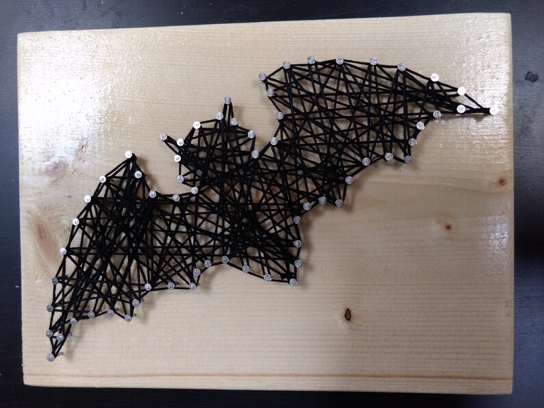 Bat String Art Etsy