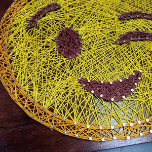 Winking Face Emoji String Art | Etsy