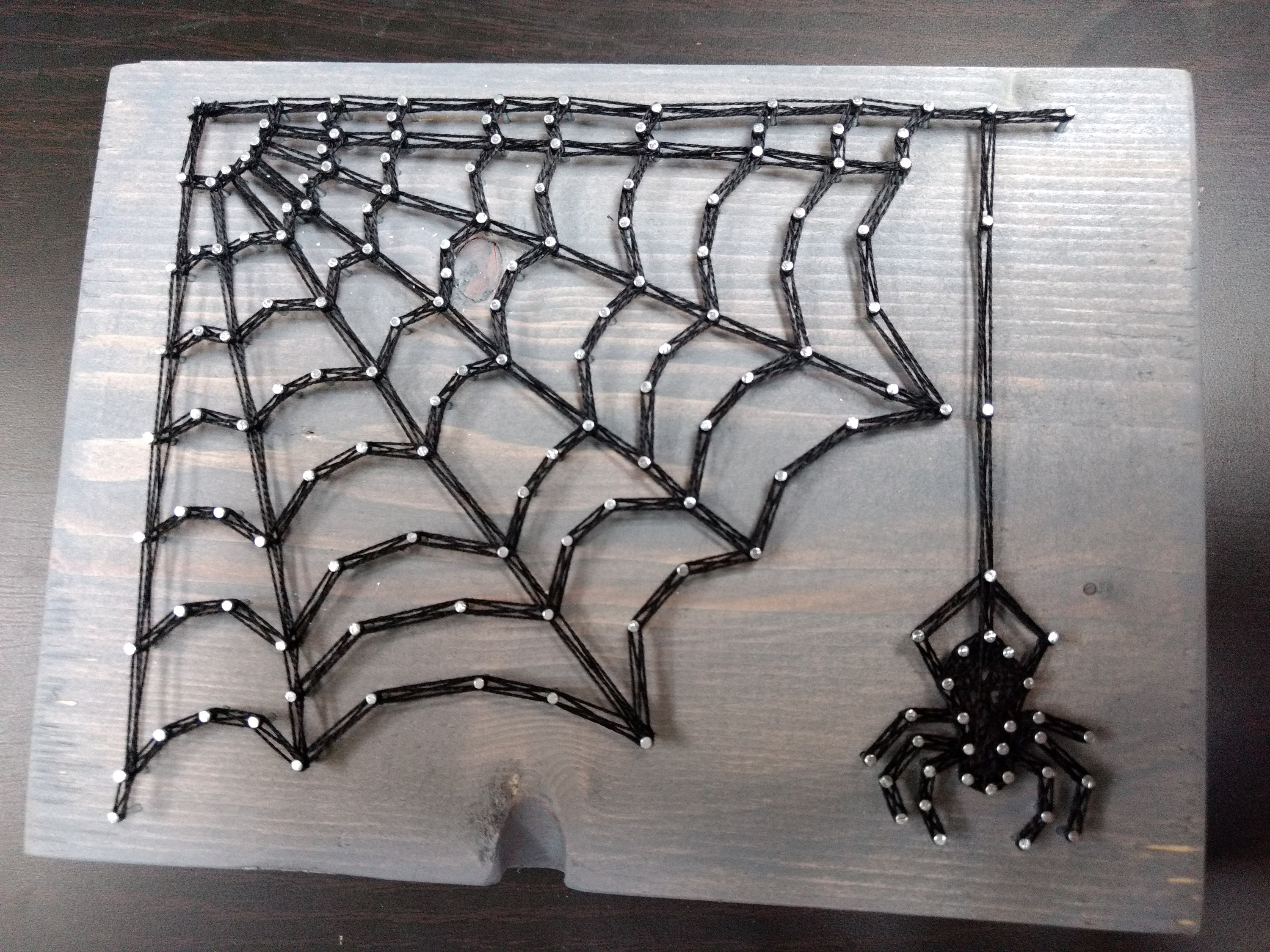 Spider and  String Art Etsy